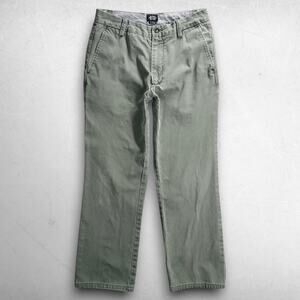 Jack Spade Warren Street NY Chino Pants 100% Cotton Men 28 Olive Quiet Luxury